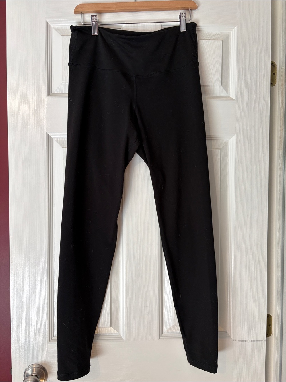 Old Navy Black High-Waist Leggings with Wide Waistband